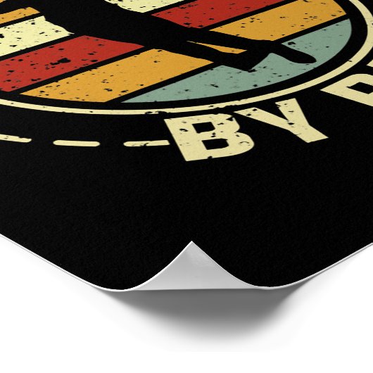 Beste vader van vaders dag Golf Golfing Funny Poster (Hoek)