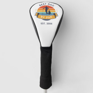 Beste vader van vaders Dag Golf Lover Aangepast Golfheadcover