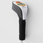 Beste vader van vaders Dag Golf Lover Aangepast Golfheadcover (Schuin)