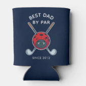 Beste vader van vaders Dag Golfing Bug Gag Blikjeskoeler (Achterkant)