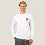 Beste vader van vaders Dag Golfronde Tri-Blend Shirt (Voorkant)