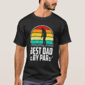 Beste vader van vaders Dag Papa Popa Golf 1 T-shirt (Voorkant)