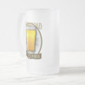 Beste vader verdient een biertje matglas bierpul (Voorkant links)
