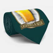 Beste vader verdient een biertje stropdas (Opgerold)