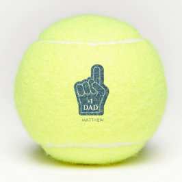 Beste vader verjaardag Keepsake gepersonaliseerd Tennisballen