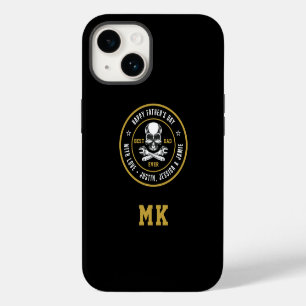 Beste Vader Vintage Schedelbotten Sleutel Mechanic iPhone 14 Hoesje