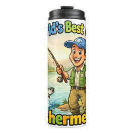 Beste Vader Visser bij het Meer Grappig Cadeau-ide Thermosbeker