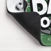 Beste vader voetbal graffiti vaders dag Muismat (Hoek)