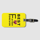 Beste vader voor altijd - Bagagelabel (Voorkant (horizontaal))