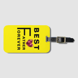 Beste vader voor altijd - Bagagelabel