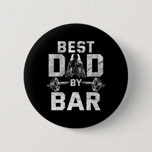 Beste vader voor bar voor Gym Workout Dads voor va Ronde Button 5,7 Cm
