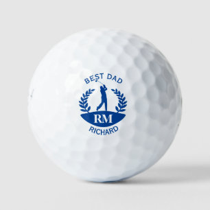 Beste vader Voornaam Golfer Monogram Golfballen