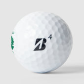 Beste vader Voornaam Golfer Monogram Golfballen (Logo)