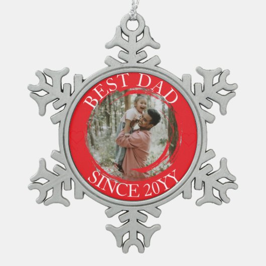Beste vader vrolijk kerst ornament (Voorkant)