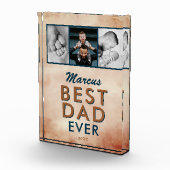 Beste vader Waterverf vader 3 Foto Collage (Rechts)