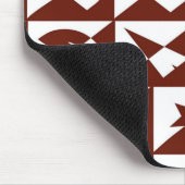 Beste vader Wilde Tekst in het rood Muismat (Hoek)