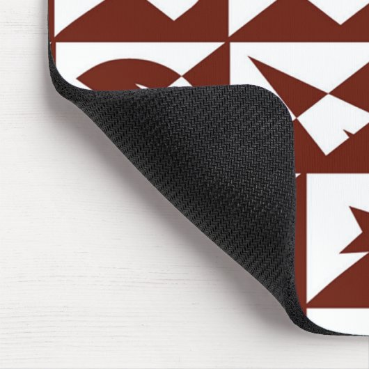 Beste vader Wilde Tekst in het rood Muismat (Hoek)