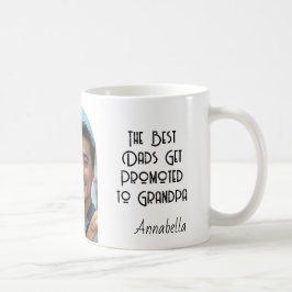 Beste vader wordt opa en aangepaste foto koffiemok