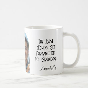 Beste vader wordt opa en aangepaste foto koffiemok