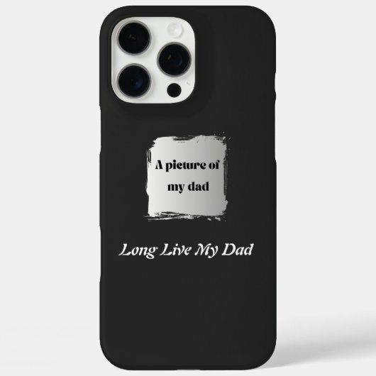 Beste Vaderdag Cadeau, Lang leve mijn vader T-shir Case-Mate iPhone Case (Achterkant)
