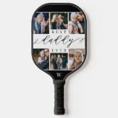 Beste Vaderdag fotocollage van het Manuscript van  Pickleball Paddle (Voorkant)