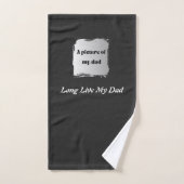 Beste Vaderdag Geschenk, Lang leve mijn vader Bad Handdoek (Handdoek)