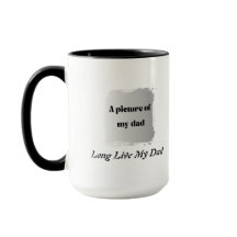 Beste Vaderdag Geschenk, Lang leve mijn vader mok