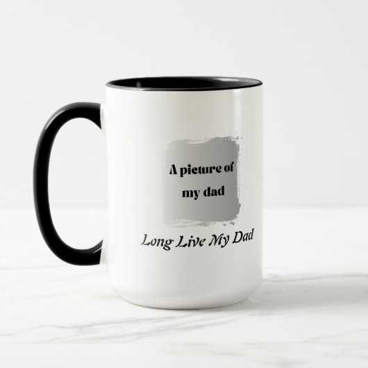 Beste Vaderdag Geschenk, Lang leve mijn vader mok (Links)