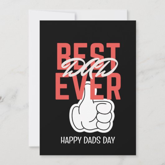 Beste Vaderdag ooit Feestdagenkaart (Voorkant)