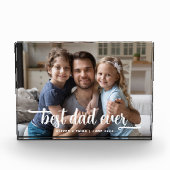 Beste Vaderdag-script voor papa ooit Fotoblokken (Voorkant)