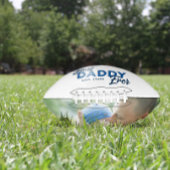 Beste Vaderdag van de Foto van het Blauwe Manuscri American Football