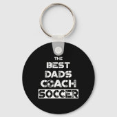 Beste vaders Coach Voetbal Coaching Vader Gift T S Sleutelhanger (Voorkant)