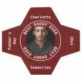 Beste vaders Dag Foto gepersonaliseerd Voetbal (Enkel)