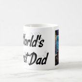 Beste vaders Dag Foto zwarte tekst Koffiemok (Center)