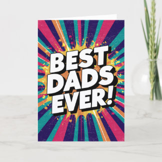Beste vaders elke Vaderdag Kaart Gay vaders