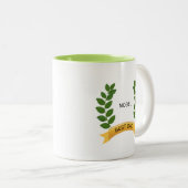 Beste vaders naam, Laurel Leaves Tweekleurige Koffiemok (Voorkant rechts)