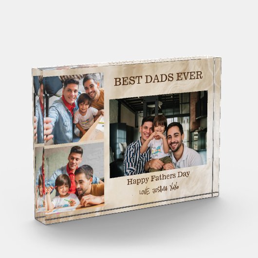 Beste vaders ooit 3 foto vaders dag cadeau (Links)