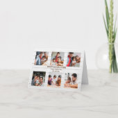 Beste vaders ooit 6 foto vaders dag cadeau feestdagen kaart (Voorkant)