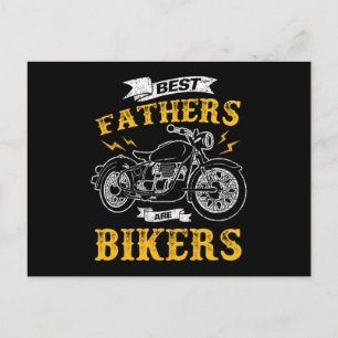 Beste vaders zijn fietsers die biker zijn papa Mot Briefkaart