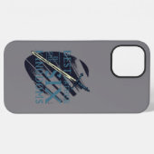 Beste vaders zwaard iPhone hoesje (Achterkant horizontaal)