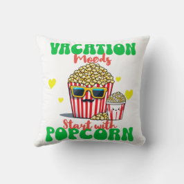 Beste vakantie cadeau voor vakantie en popcorn lie kussen