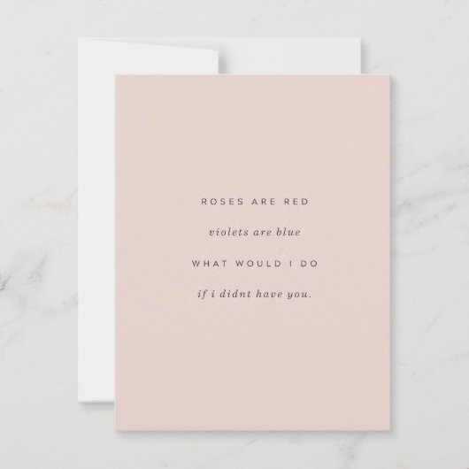 Beste Valentijn Notitiekaartje (Voorkant)