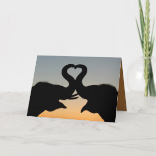 BESTE VALENTIJNSDAG KAARTEN - ELEPHANTS - GIFTEN