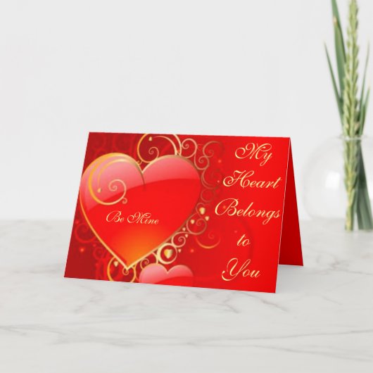 BESTE VALENTIJNSDAG KAARTEN - WEES VAN MIJ (Voorkant)