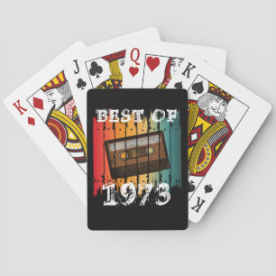 BESTE VAN 1973 AANGEPASTE  CASSETTEBANDJE POKERKAARTEN