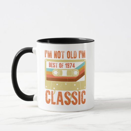 Beste van 1974 50 jaar oude geschenken Mannen BDay Mok (Links)