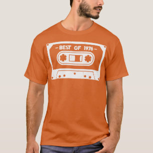 Beste van 1976 Retro Cassettebandje 1976 Verjaarda T-shirt