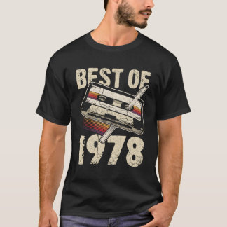 Beste van 1978 audiocassette 46e 46 t-shirt