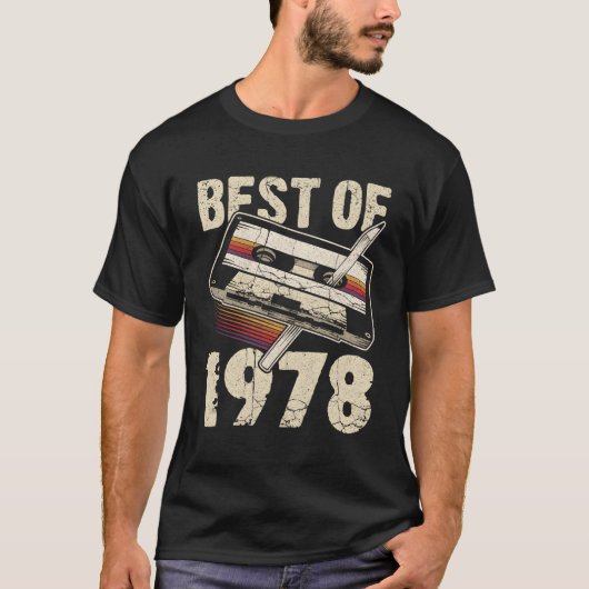 Beste van 1978 audiocassette 46e 46 t-shirt (Voorkant)