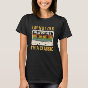 Beste van 1982 40ste verjaardag Cassettebandje 40 T-shirt
